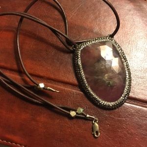 Swarovski and Marcasite sterling silver with Stone
